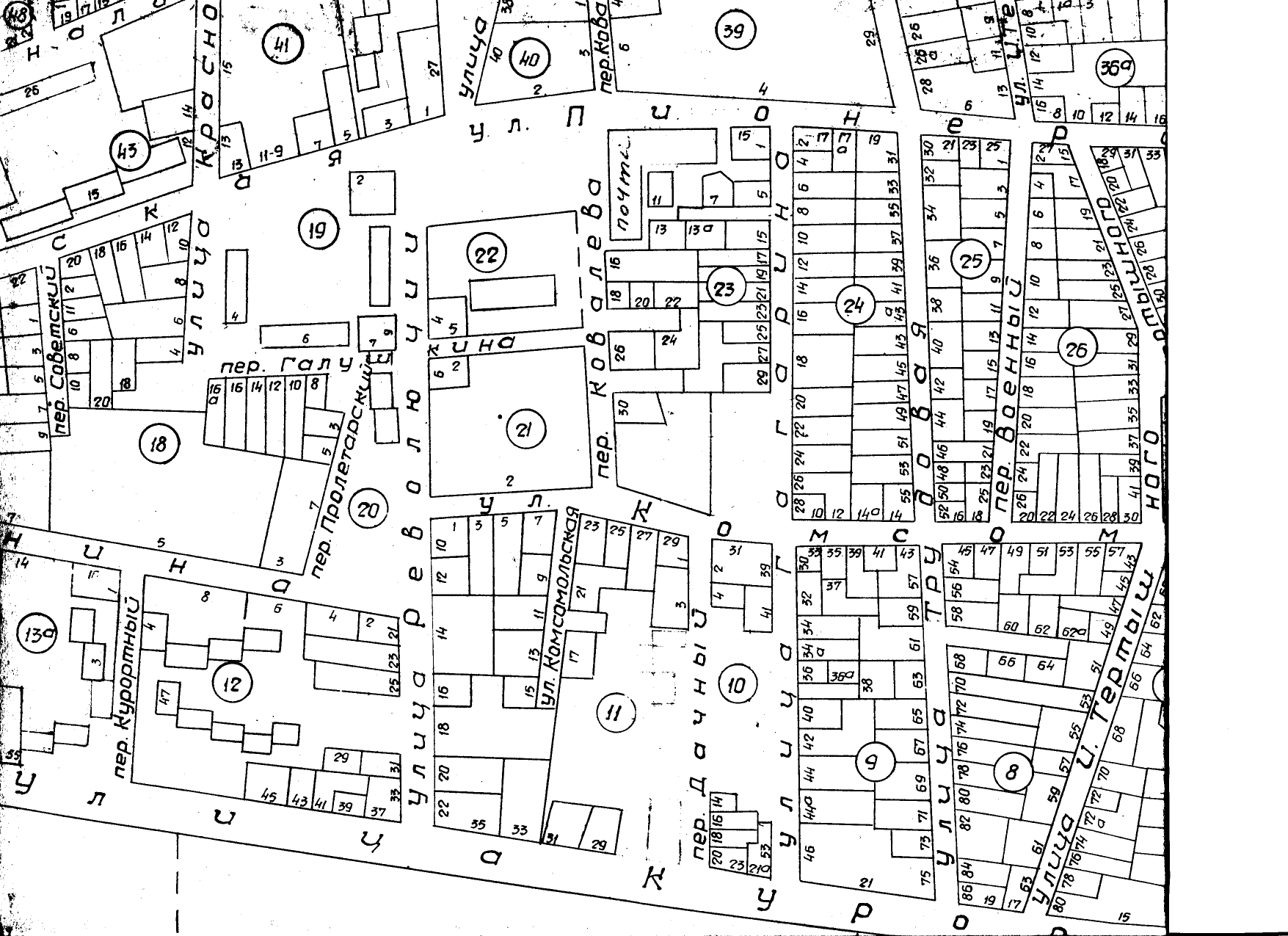 Карта Саки БТИ квадрат C5