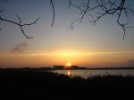 Миниатюра : Закат над озером Чокрак
