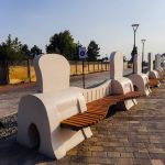 Миниатюра : Скамейки на сакском соленом озере