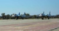 Для занятий на тренажере НИТКА под Саками прибыла группа российских самолетов, 22 августа 2010