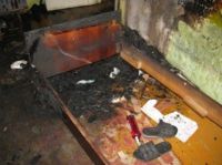 В Саках на пожаре в жилом доме погиб человек, 17 января 2011