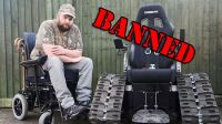 Инвалиду из Великобритании запретили ездить на гусеничной коляске, 2 февраля 2011