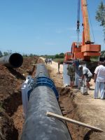 Завершается прокладка первой очереди водовода для Евпатории, 22 сентября 2012