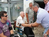 Владимир Константинов встретился с сакчанами, 13 августа 2014