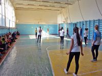 Первенство по волейболу среди сакских школьниц