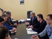 Министр спорта Крыма обсудил строительство спорткомплекса в Саках, 14 февраля 2015