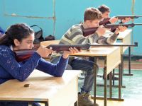 Первенство по стрельбе среди сакских школ, 21 февраля 2015