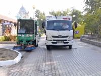 Новые мусороуборочные машины появились в Евпатории!
