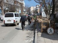 В Саках продолжается ремонт дорог, 19 марта 2016
