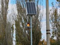В Саках устанавливают новые светофоры, 30 октября 2016