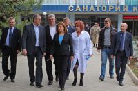 Глава Республики Крым посетил санаторий им. Бурденко, 11 марта 2017