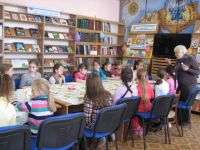 Мастер-класс в сакской городской библиотеке, 29 марта 2017