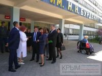 Саки посетил министр труда и социальной защиты России, 12 мая 2017