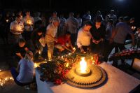 В Саках прошла акция «Свеча памяти»