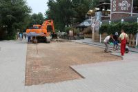 В Саках начались работы на Курортном бульваре, 7 сентября 2017