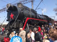 В Саки прибыл Поезд Победы, 13 апреля 2018