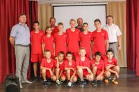 Награждение юных сакских футболистов, 30 августа 2019