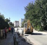 Ход строительных работ в Саках, 15 августа 2020