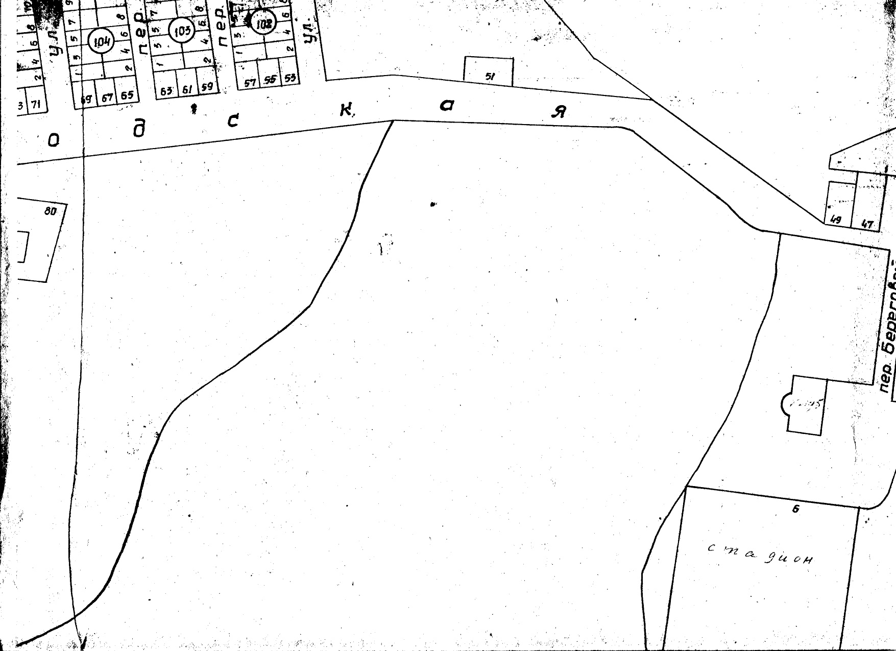 Карта Саки БТИ квадрат C3