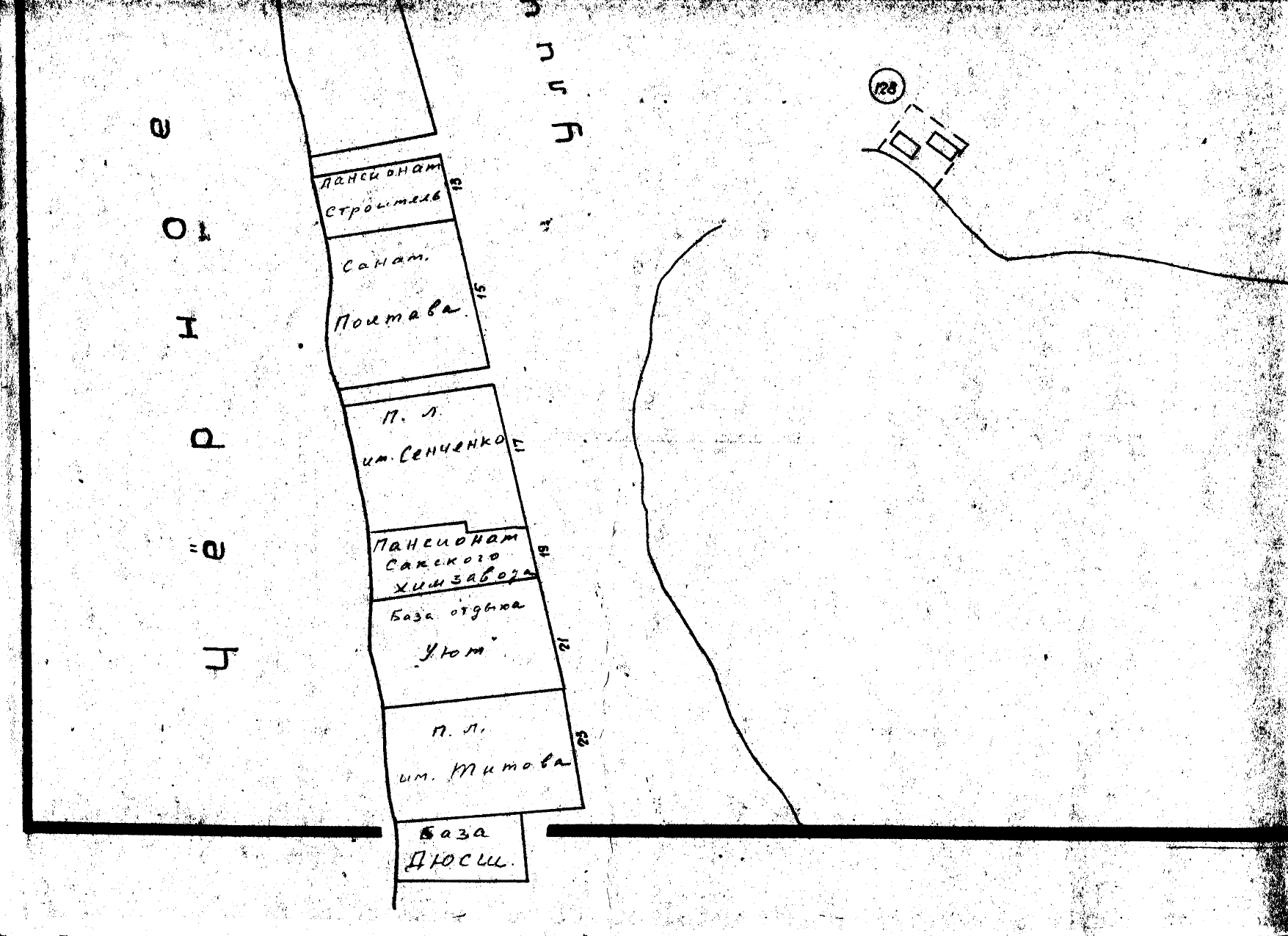 Карта Саки БТИ квадрат D1