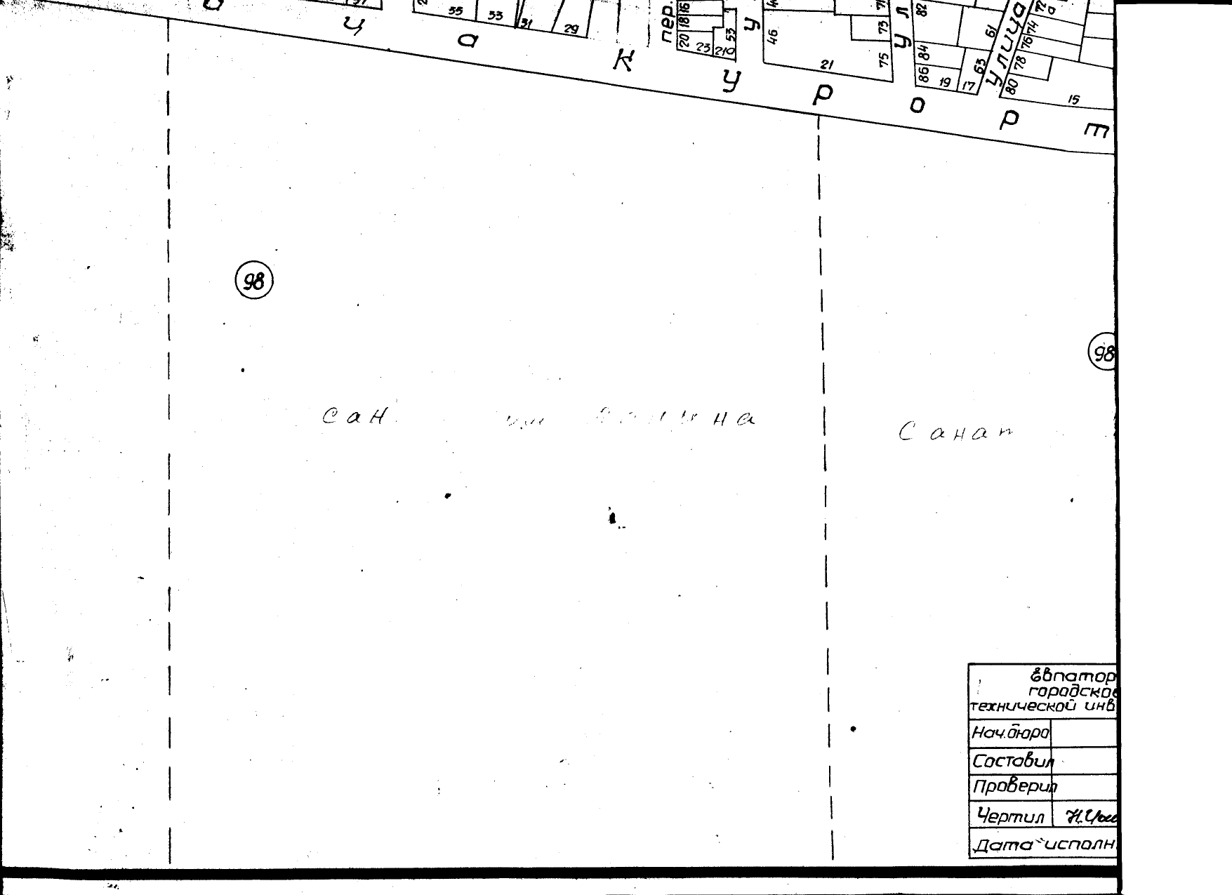 Карта Саки БТИ квадрат D5