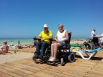 Миниатюра : На пляже для инвалидов