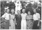 Жители поселка Саки, 1954 г