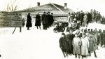 Миниатюра : Ж/д станцию Саки завалило снегом, 1928 г.