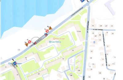 Перекрытие проезда по Строительной, 22 апреля 2026