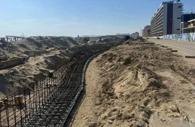 Набережная между Евпаторией и Саками, 23 апреля 2026