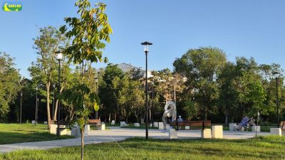 В Саках благоустроили территорию, 22 июня 2026