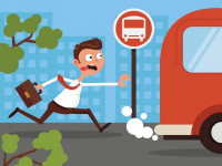 Автобусный маршрут №4 завершает работу