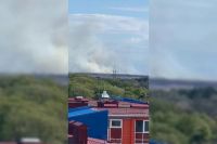 В Сакском районе загорелась трава, 8 сентября 2022