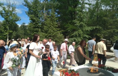 Митинг памяти у вечного огня, 22 июня 2025