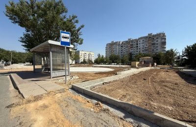 Благоустройство сквера на Санаторной, 11 июля 2025