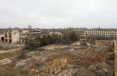 Очистка территории Сакского химзавода, 20 августа 2025