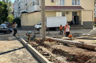 Благоустройство Саки продолжается, 5 сентября 2025