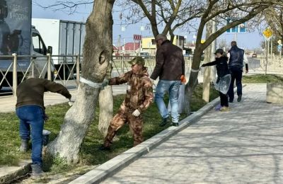 В Саках начались весенние субботники, 21 марта 2026