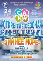 Зимнее море постер #3